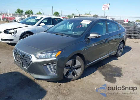 2020 Hyundai Ioniq Hybrid Sel z USA, uszkodzony, nr VIN KMHC85LC5LU240369